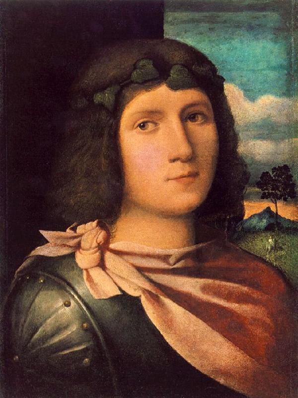 Palma Vecchio Portrait of a Young Man af